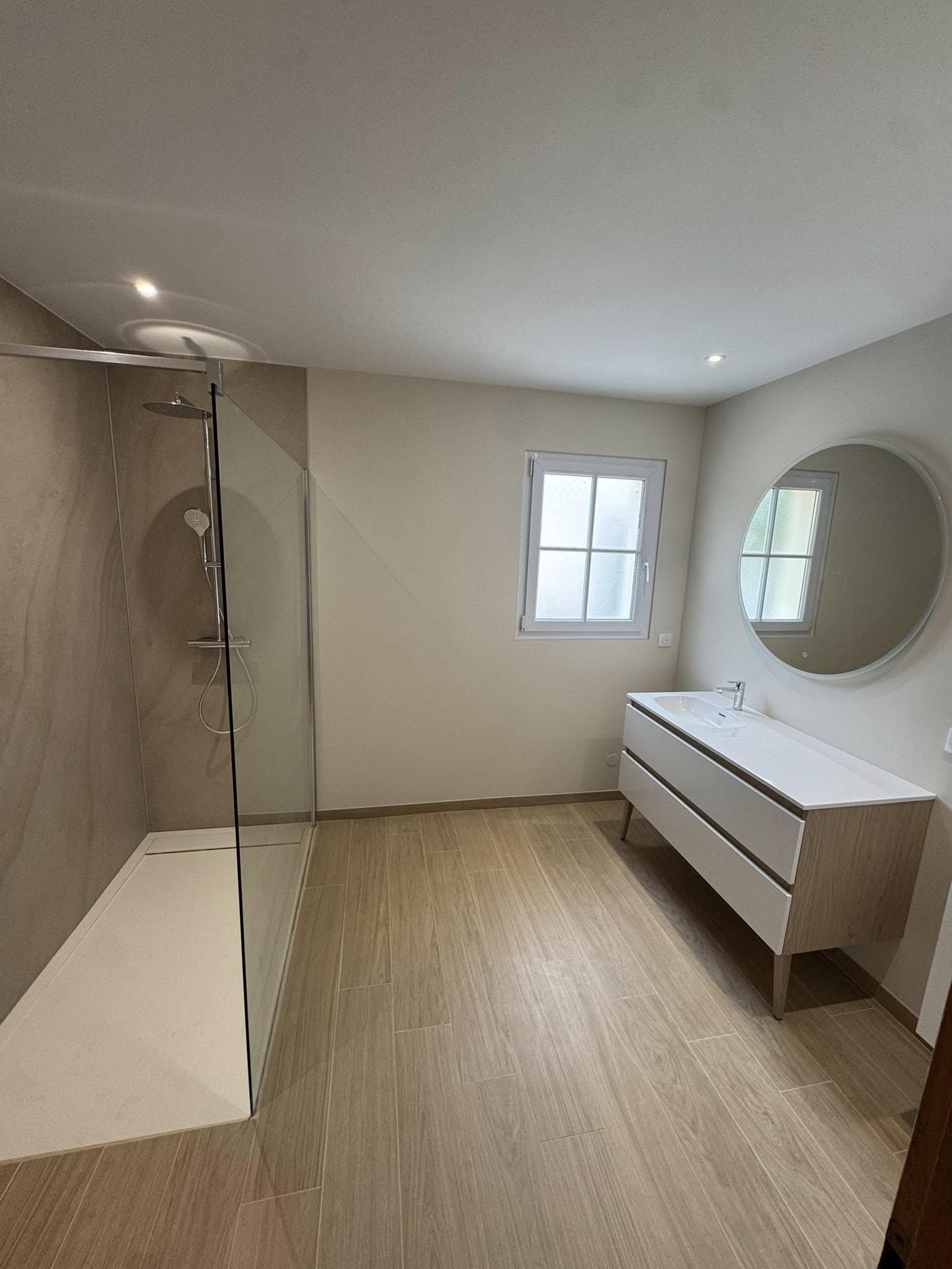 Pièce après création du point d’eau