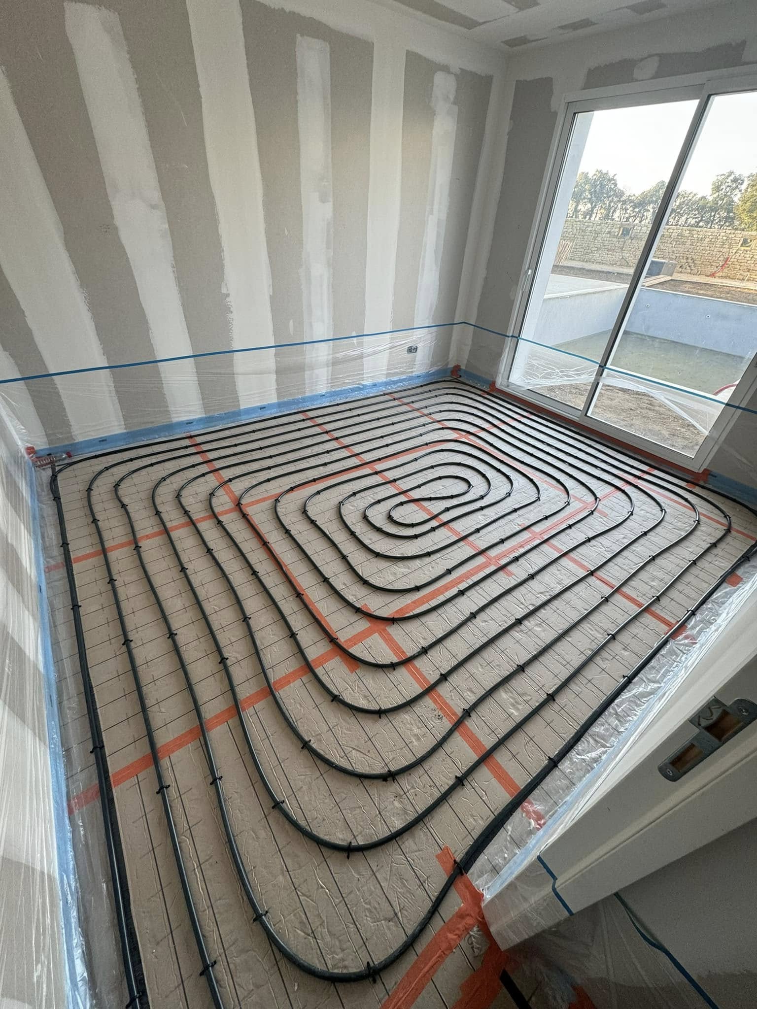 Plancher chauffant - vue 3